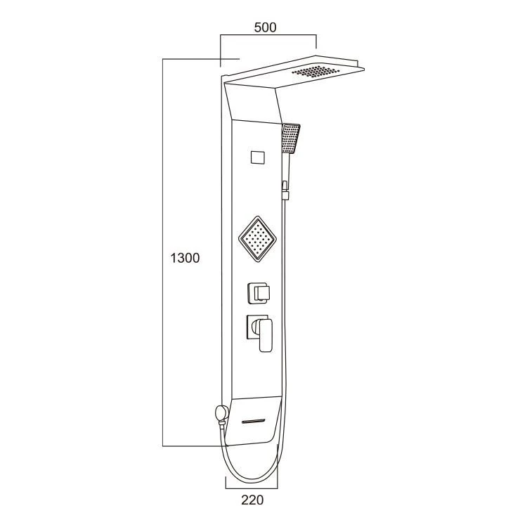 Diamond Hydro Jet Shower Tower suppliers